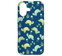 Carcasa para iPhone 17 Cartoon Kawaii Womens Girls Kids Sea Turtle Lover Pattern