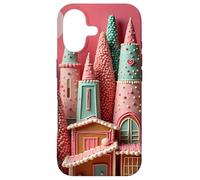 Carcasa para iPhone 17 Casas de Pan de Jengibre Kitsch Aldea de Navidad germánica