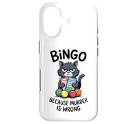 Carcasa para iPhone 17 Cat Bingo Porque el Asesinato está Mal