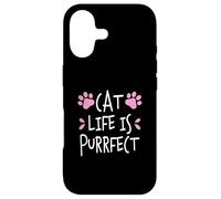 Carcasa para iPhone 17 Cat Life Amantes de los Gatos