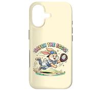 Carcasa para iPhone 17 Catch The Eggs Funny Easter Bunny Buceo Atrapa Béisbol