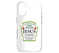 Carcasa para iPhone 17 Catchup with Jesus Shirt Funny Christian Gift