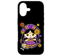 Carcasa para iPhone 17 Catrina Day of The Dead Latina Sugar Skull Mexican Heritage