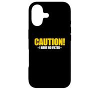 Carcasa para iPhone 17 Caution I Have No Filter