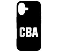 Carcasa para iPhone 17 CBA No Puede Ser Arsed! Divertido Perezoso Hermano Y Adolescente Memes