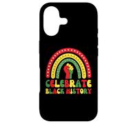 Carcasa para iPhone 17 Celebrar la Historia Negra Rainbow Black African Civil Rights