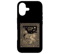 Carcasa para iPhone 17 Celestial Capibara Tarot Carta Zodiaco Oculto