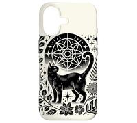 Carcasa para iPhone 17 Celestial Witchy Black Cat Moon Magic Ocult Halloween