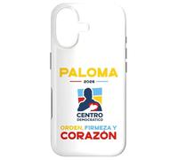 Carcasa para iPhone 17 Centro Democrático Paloma 2026 Orden Firmeza y Corazón