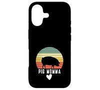 Carcasa para iPhone 17 Cerdo Mamá Mamá Granjero Granja Show Piglet Piggy Farming