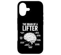 Carcasa para iPhone 17 Cerebro Divertido de un Levantador Fitness Meme Halterofilia