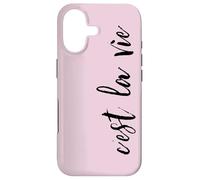 Carcasa para iPhone 17 C'est la Vie con Texto Negro