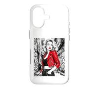 Carcasa para iPhone 17 Chaqueta roja Glamour Muse Urban Alley Fashion Ink Art