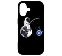 Carcasa para iPhone 17 Charla sobre criptomonedas: Chainlink To The Moon Space Man Merch