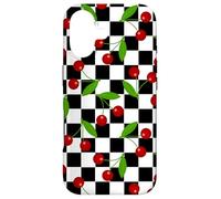 Carcasa para iPhone 17 Checkerboard Cherry Classic Pattern Summer Fruit