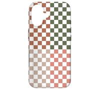 Carcasa para iPhone 17 Checkerboard Classic Checkered Checker Earth Beige Colors