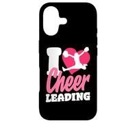 Carcasa para iPhone 17 Cheer Cheerleading Heart Me Encanta ser porrista