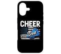 Carcasa para iPhone 17 Cheer Dad porrista del Día del Padre de la Bandera Estadounidense