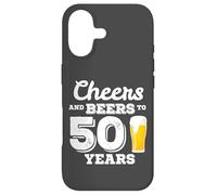 Carcasa para iPhone 17 Cheers and Beers to 50 Years 50th Birthday