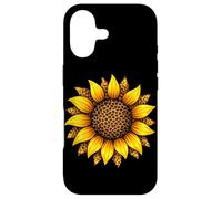 Carcasa para iPhone 17 Cheetah Leopard Print Amarillo Girasol Gráfico Verano