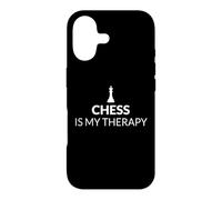 Carcasa para iPhone 17 Chess Is My Therapy Funny Chess Lover Juego de Mesa de Estrategia