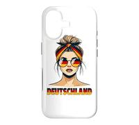 Carcasa para iPhone 17 Chica Alemana ama la Bandera de Alemania Deutsches Mädchen Deutschland