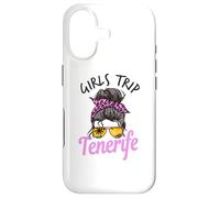 Carcasa para iPhone 17 Chicas a Juego Viaje Tenerife moño desordenado