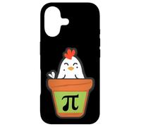 Carcasa para iPhone 17 Chicken Pot Pi Divertido Día de Las Matemáticas Juego de Palabras Broma del Profesor matemático