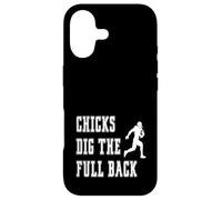 Carcasa para iPhone 17 Chicks Dig The Fullback - Jugador Divertido Gráfico Dicho