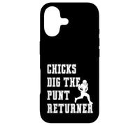 Carcasa para iPhone 17 Chicks Dig The Punt Returner Special Teams Gráfico Dicho