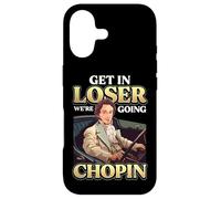 Carcasa para iPhone 17 Chopin Humor Músico Hombres Mujeres Niños Divertida Música Clásica