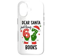 Carcasa para iPhone 17 Christmas 6-7 Santa Says 67 Dear Santa Just Bring 6 7 Books