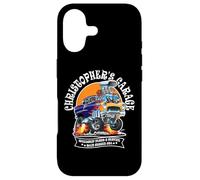 Carcasa para iPhone 17 Christopher's Garage Hotrod Car Design para Nombre Christopher