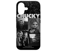 Carcasa para iPhone 17 Chucky and Tiffany Black and White Horror Couple Style