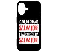 Carcasa para iPhone 17 Ciao Sono Salvatore Faccio Cose Da Salvatore Personalizzato
