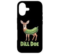 Carcasa para iPhone 17 Cierva Pepinillo Venado Humor Dill Doe Juego De Palabras