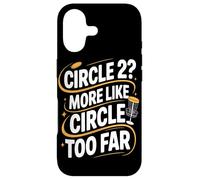 Carcasa para iPhone 17 Circle Two More Like Circle Too Far Jugadores de Disc Golf