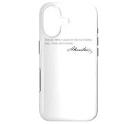 Carcasa para iPhone 17 Cita de Alexander Hamilton - Aquellos Que no representan Nada