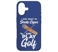 Carcasa para iPhone 17 Cita de Golfista Profesional I Just Want To Smoke Cigars and Play Golf