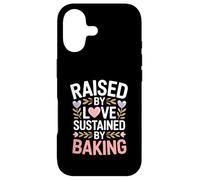 Carcasa para iPhone 17 Cita de Raised by Love Sustained by Baking Baker