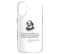 Carcasa para iPhone 17 Cita de Shakespeare - El Amor no se ve con los Ojos