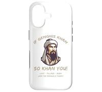 Carcasa para iPhone 17 Cita Divertida de los mongoles Genghis Khan Historia