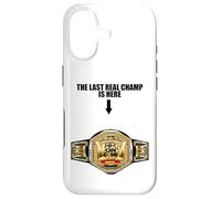 Carcasa para iPhone 17 Cita Divertida de Lucha Libre de The Last Real Champ Is Here