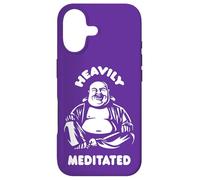 Carcasa para iPhone 17 Cita Divertida de Monje de Buda riendo Muy meditado