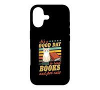 Carcasa para iPhone 17 Cita literaria It's A Good Day To Read Books and Pet Cats