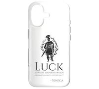 Carcasa para iPhone 17 Cita Motivacional de Séneca sobre la Suerte filosofía Romana Antigua
