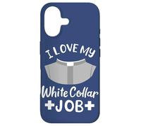 Carcasa para iPhone 17 Cita Pastor I Love My White Collar Job Christian Believer