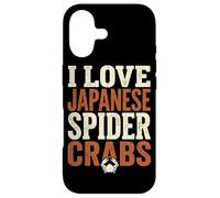 Carcasa para iPhone 17 Cita Vintage I Love Japanese Spider Crabs