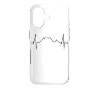 Carcasa para iPhone 17 Ciudad del Cabo Skyline Heartbeat Sudáfrica Montaña Mesa
