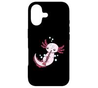 Carcasa para iPhone 17 Clarinete Jugador Axolotl Lover Kids Big Band Música Clarinete